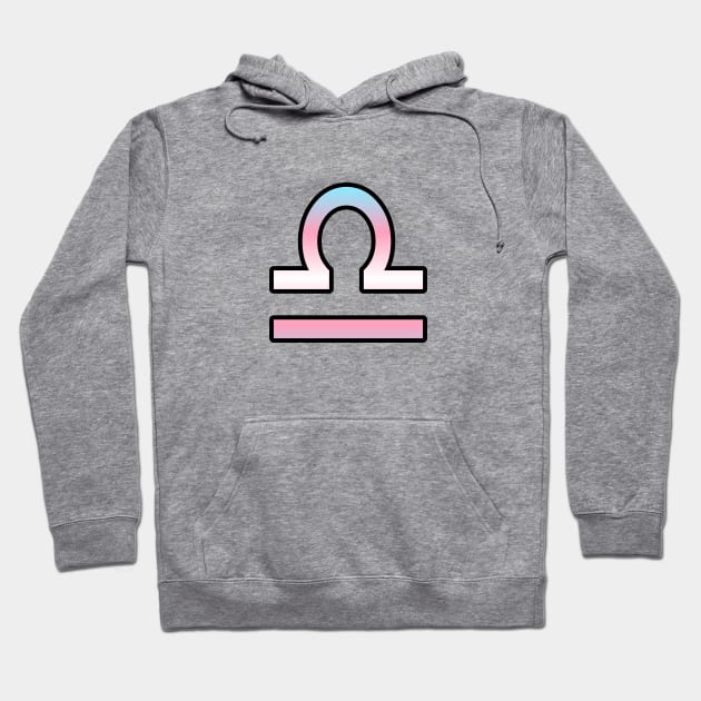 Libra Trans Pride Symbol Hoodie by SillyStarlight